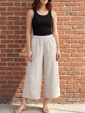 Bryn Walker Linen Wide Leg Casbah Pants